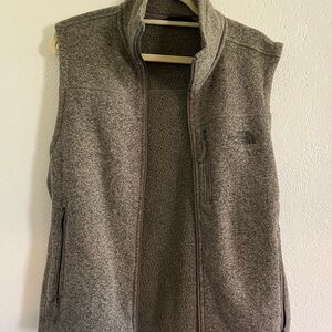 The North Face Gray Fleece Vest